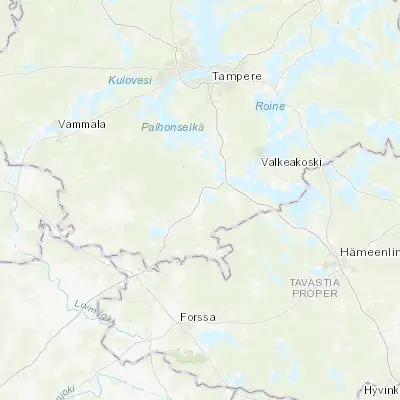 Map showing location of Kylmäkoski (61.154000, 23.688580)