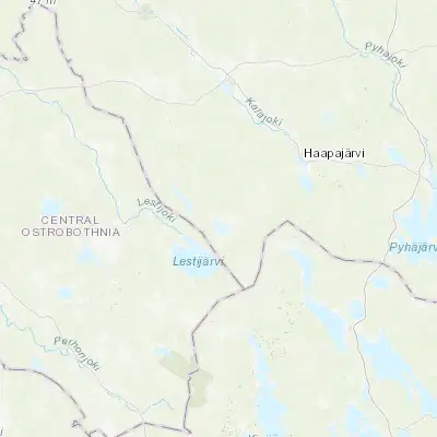 Map showing location of Reisjärvi (63.616670, 24.900000)