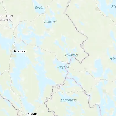 Map showing location of Tuusniemi (62.816670, 28.500000)