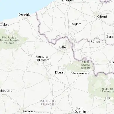 Map showing location of Allennes-les-Marais (50.537540, 2.953610)