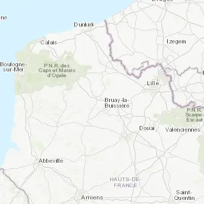 Map showing location of Allouagne (50.531670, 2.511940)