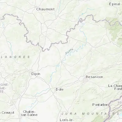 Map showing location of Arc-lès-Gray (47.457010, 5.585470)