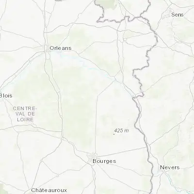 Map showing location of Argent-sur-Sauldre (47.558470, 2.444100)