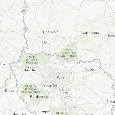 Map showing location of Asnières-sur-Oise (49.133690, 2.355510)