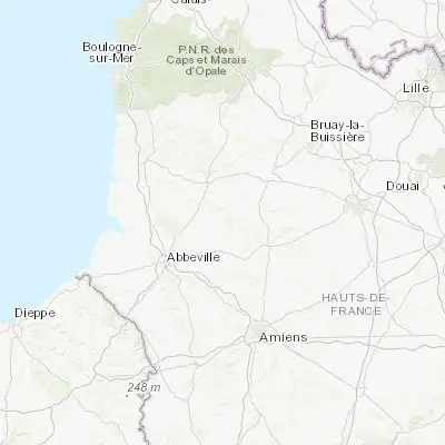 Map showing location of Auxi-le-Château (50.231010, 2.115930)