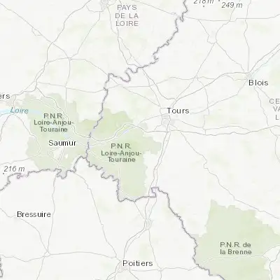 Map showing location of Azay-le-Rideau (47.264050, 0.471320)