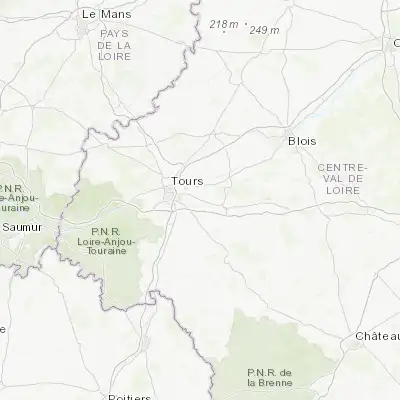 Map showing location of Azay-sur-Cher (47.349660, 0.845620)