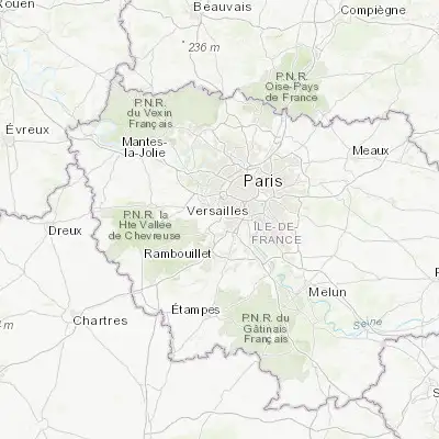 Map showing location of Bièvres (48.757720, 2.218810)