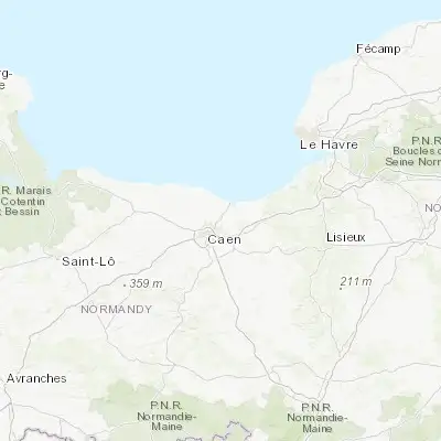 Map showing location of Blainville-sur-Orne (49.229130, -0.300610)