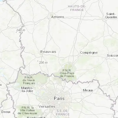 Map showing location of Breuil-le-Vert (49.361760, 2.436330)