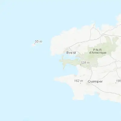 Map showing location of Camaret-sur-Mer (48.274970, -4.596150)