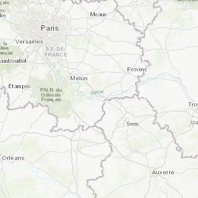 Map showing location of Cannes-Écluse (48.363030, 2.987480)