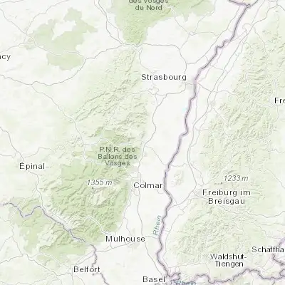 Map showing location of Châtenois (48.272010, 7.401090)