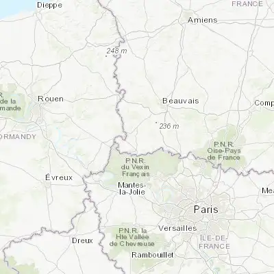 Map showing location of Chaumont-en-Vexin (49.265950, 1.885970)