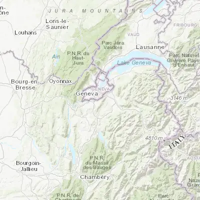 Map showing location of Collonges-sous-Salève (46.141600, 6.153720)