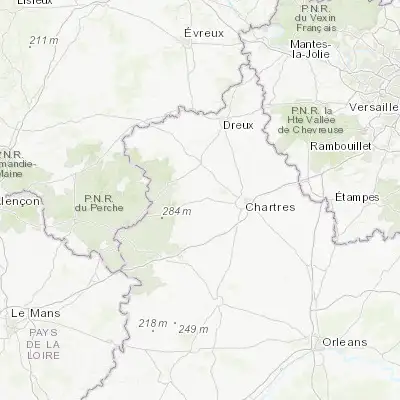 Map showing location of Courville-sur-Eure (48.448990, 1.240850)