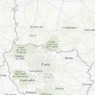 Map showing location of Coye-la-Forêt (49.142330, 2.470380)