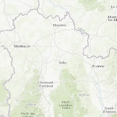 Map showing location of Creuzier-le-Vieux (46.162530, 3.433110)