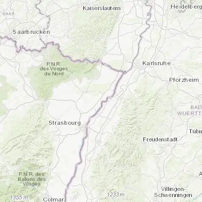 Map showing location of Drusenheim (48.762070, 7.953260)