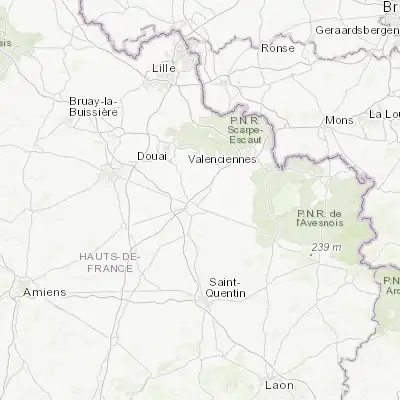 Map showing location of Escaudœuvres (50.200000, 3.266670)