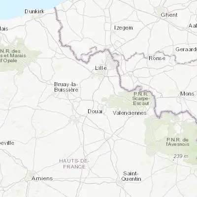 Map showing location of Évin-Malmaison (50.439230, 3.031390)