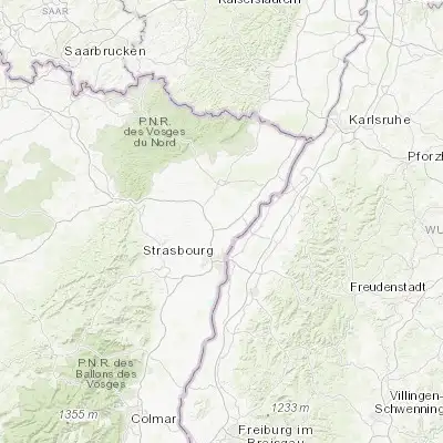 Map showing location of Hœrdt (48.697630, 7.782860)