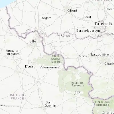 Map showing location of Hergnies (50.472870, 3.526120)