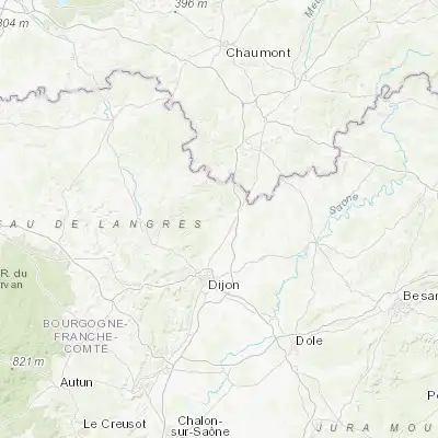 Map showing location of Is-sur-Tille (47.526700, 5.106490)