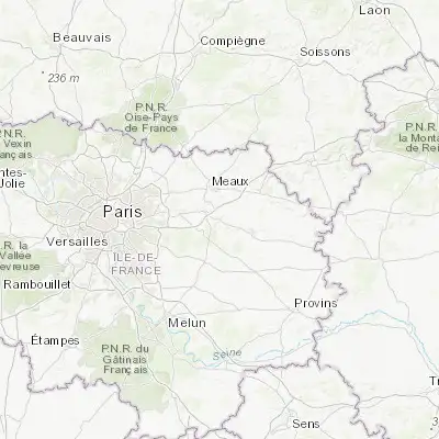 Map showing location of La Chapelle-sur-Crécy (48.858790, 2.925970)