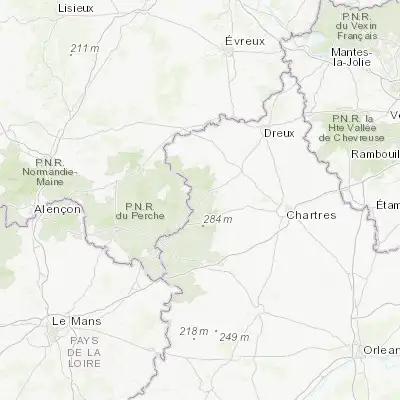 Map showing location of La Loupe (48.473200, 1.015850)