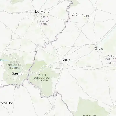 Map showing location of La Membrolle-sur-Choisille (47.437190, 0.631630)