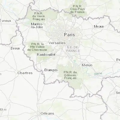 Map showing location of La Norville (48.582430, 2.261800)