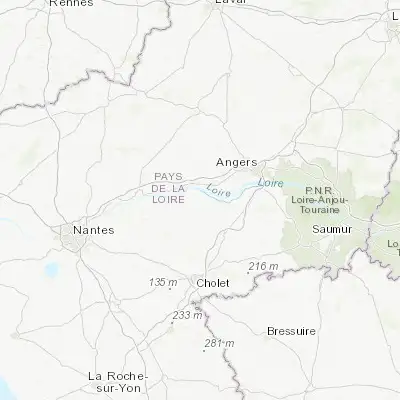 Map showing location of La Pommeraye (47.355340, -0.860070)