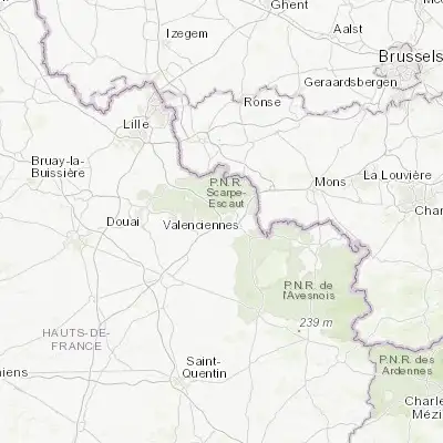 Map showing location of La Sentinelle (50.351150, 3.484250)