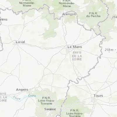 Map showing location of La Suze-sur-Sarthe (47.890030, 0.025250)