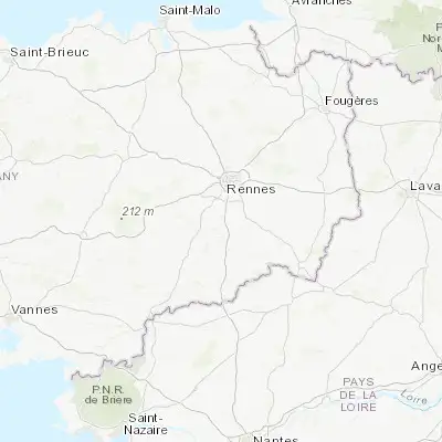 Map showing location of Laillé (47.978210, -1.719450)