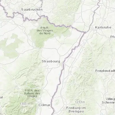 Map showing location of Lampertheim (48.651490, 7.698760)