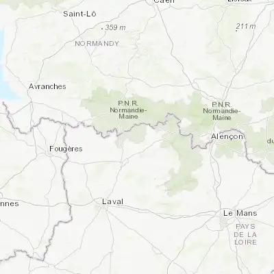 Map showing location of Lassay-les-Châteaux (48.438350, -0.497580)