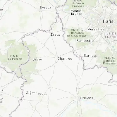 Map showing location of Le Coudray (48.421150, 1.500570)