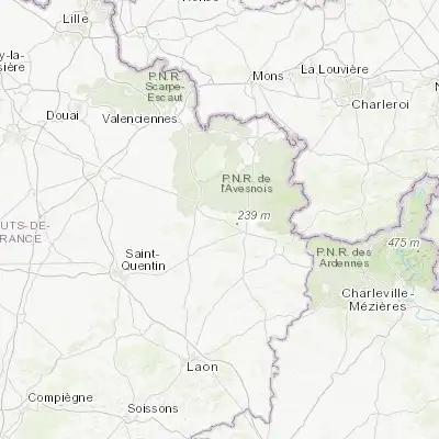 Map showing location of Le Nouvion-en-Thiérache (50.016250, 3.785090)