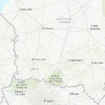 Map showing location of Maignelay-Montigny (49.550000, 2.516670)