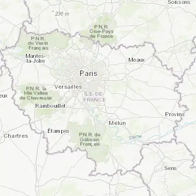 Map showing location of Mandres-les-Roses (48.701980, 2.546620)