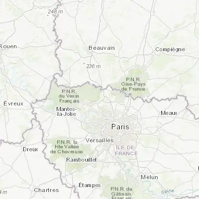 Map showing location of Mériel (49.076140, 2.210540)