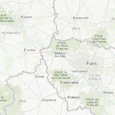 Map showing location of Mézières-sur-Seine (48.961280, 1.792450)