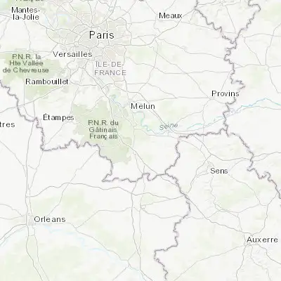 Map showing location of Montigny-sur-Loing (48.335750, 2.744230)