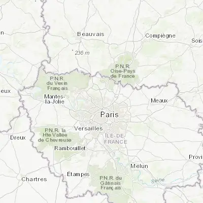 Map showing location of Montmagny (48.973380, 2.346880)