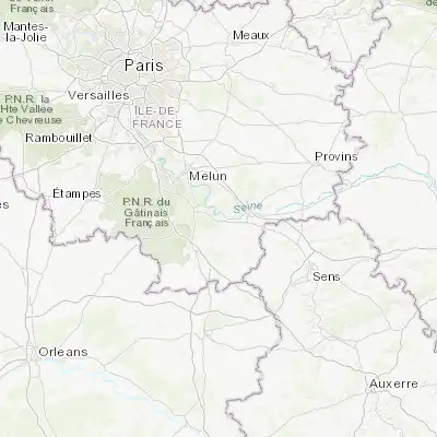 Map showing location of Moret-sur-Loing (48.372390, 2.817130)