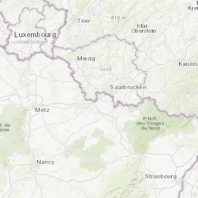 Map showing location of Morsbach (49.168060, 6.871900)