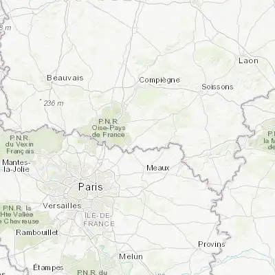 Map showing location of Nanteuil-le-Haudouin (49.140820, 2.811420)