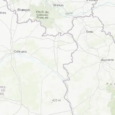 Map showing location of Nogent-sur-Vernisson (47.846030, 2.742670)